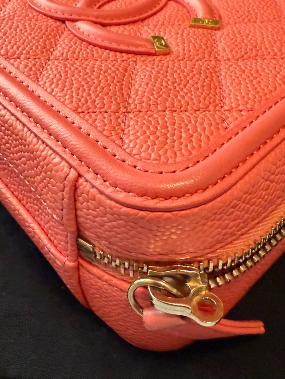 Chanel Quilted Filigree Vanity Case - Picture 5 of 11